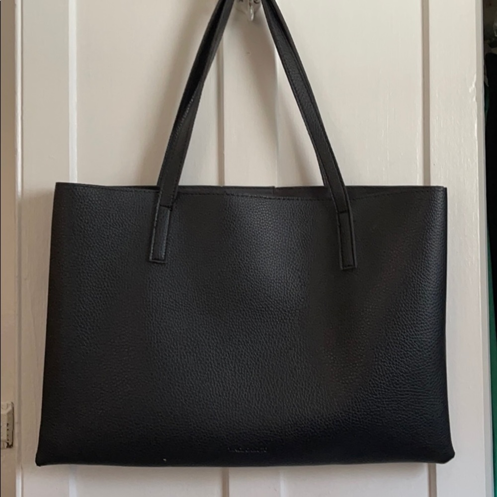 Vince Camuto black bag with grey stripe - Picture 4 of 7